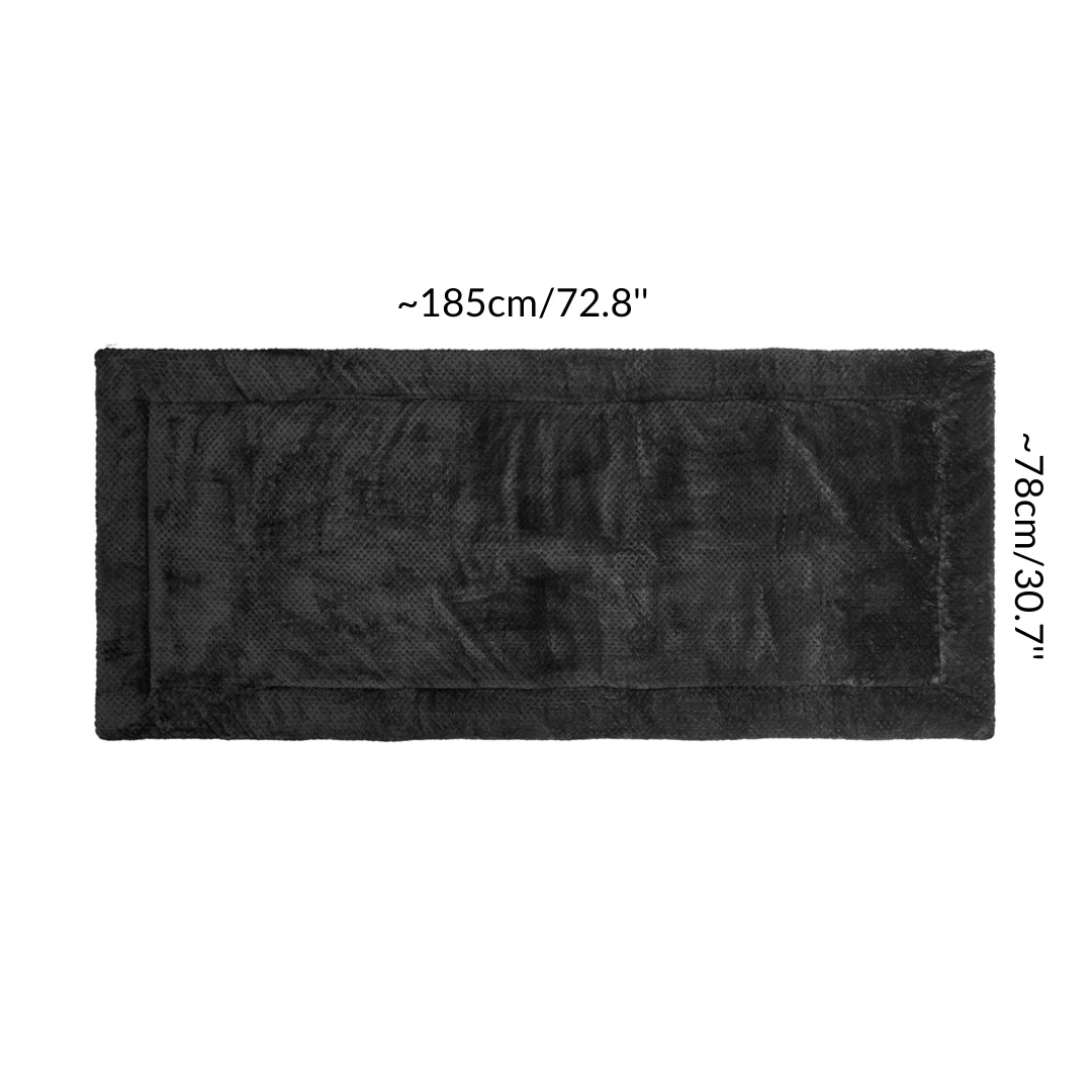 Set of 2 Guinea Pig Fleece Liners | Bold Black - Image 5