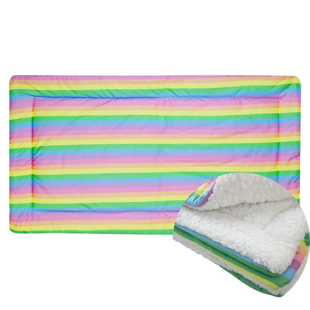 Set of 2 Plush Fleece Liners for Guinea Pigs | Rainbow Collection - Image 8
