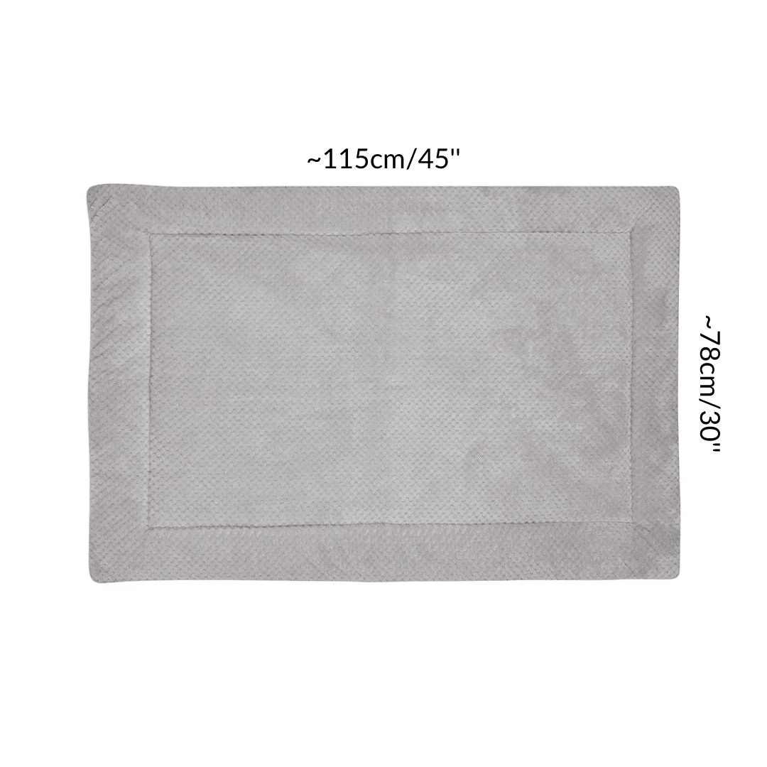 Set of 2 Extra Soft Fleece Liners for Guinea Pigs | Velvet Gray - Image 3