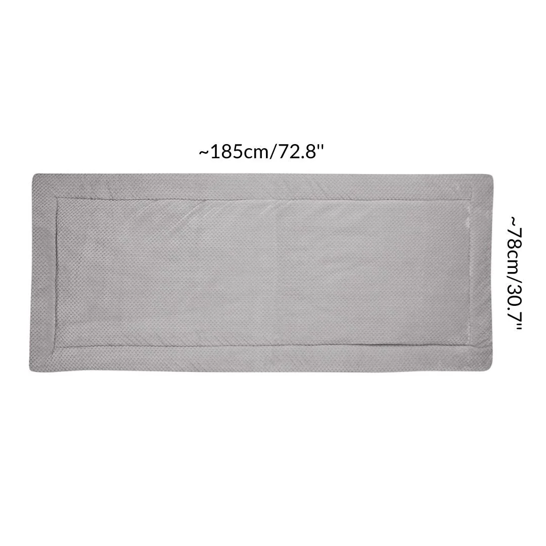 Set of 2 Extra Soft Fleece Liners for Guinea Pigs | Velvet Gray - Image 6