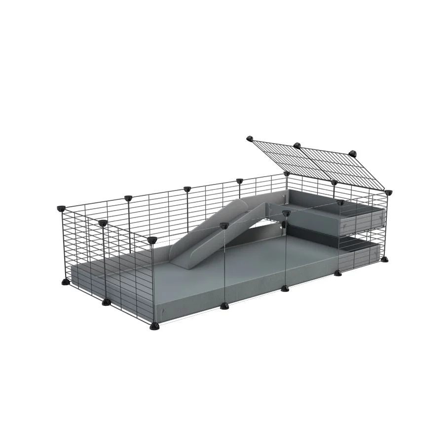 4x2 C&C Guinea Pig Cage with Loft - Image 3