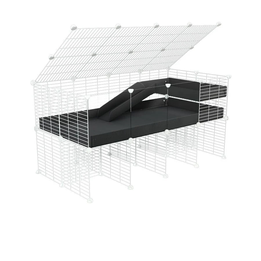 4x2 C&C Guinea Pig Cage with Loft & Stand - Image 12