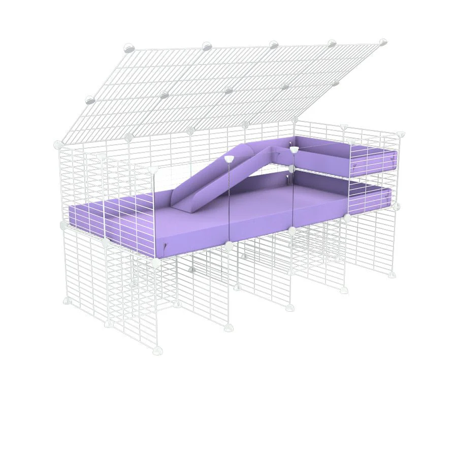 4x2 C&C Guinea Pig Cage with Loft & Stand - Image 3