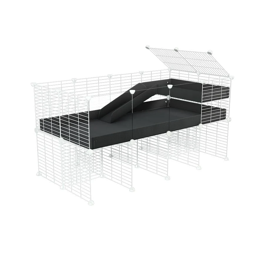 4x2 C&C Guinea Pig Cage with Loft & Stand - Image 5