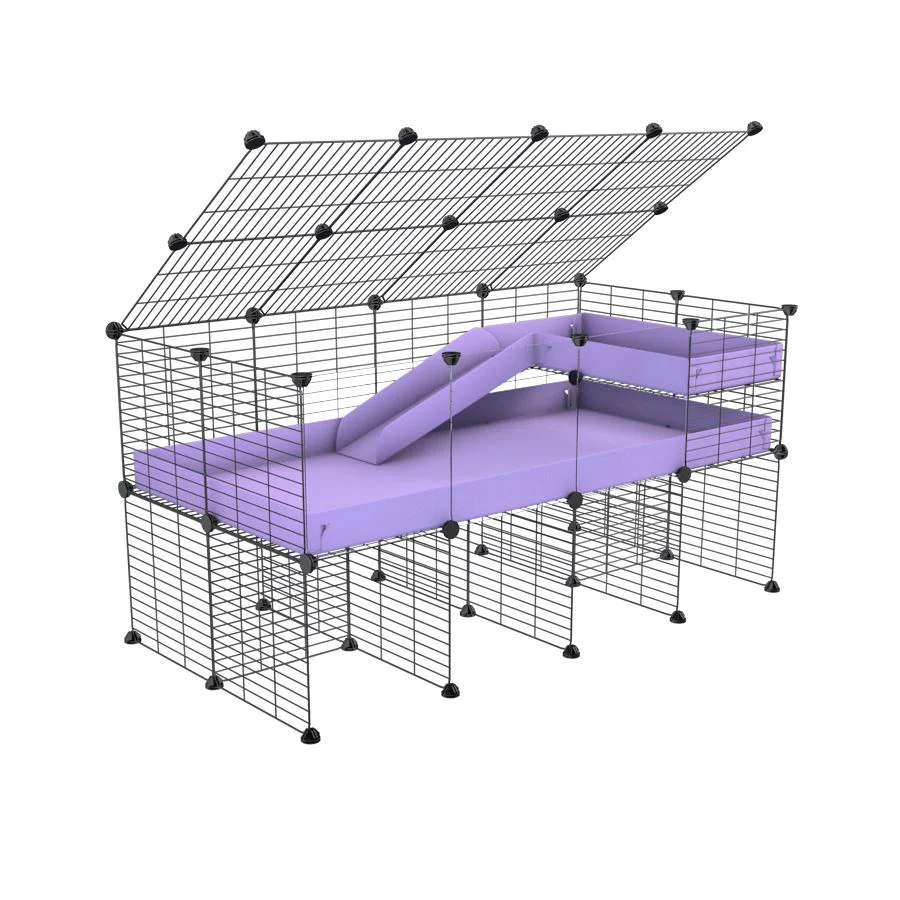 4x2 C&C Guinea Pig Cage with Loft & Stand - Image 8