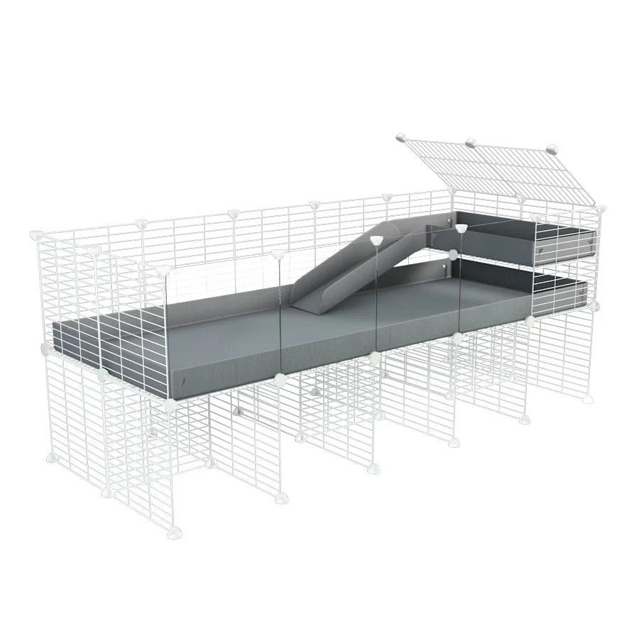 5x2 C&C Guinea Pig Cage with Loft & Stand - Image 4