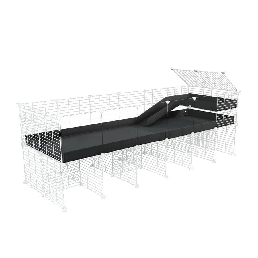 6x2 C&C Guinea Pig Cage with Loft & Stand - Image 12