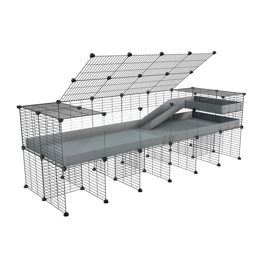 6x2 C&C Guinea Pig Cage with Loft & Stand - Image 3