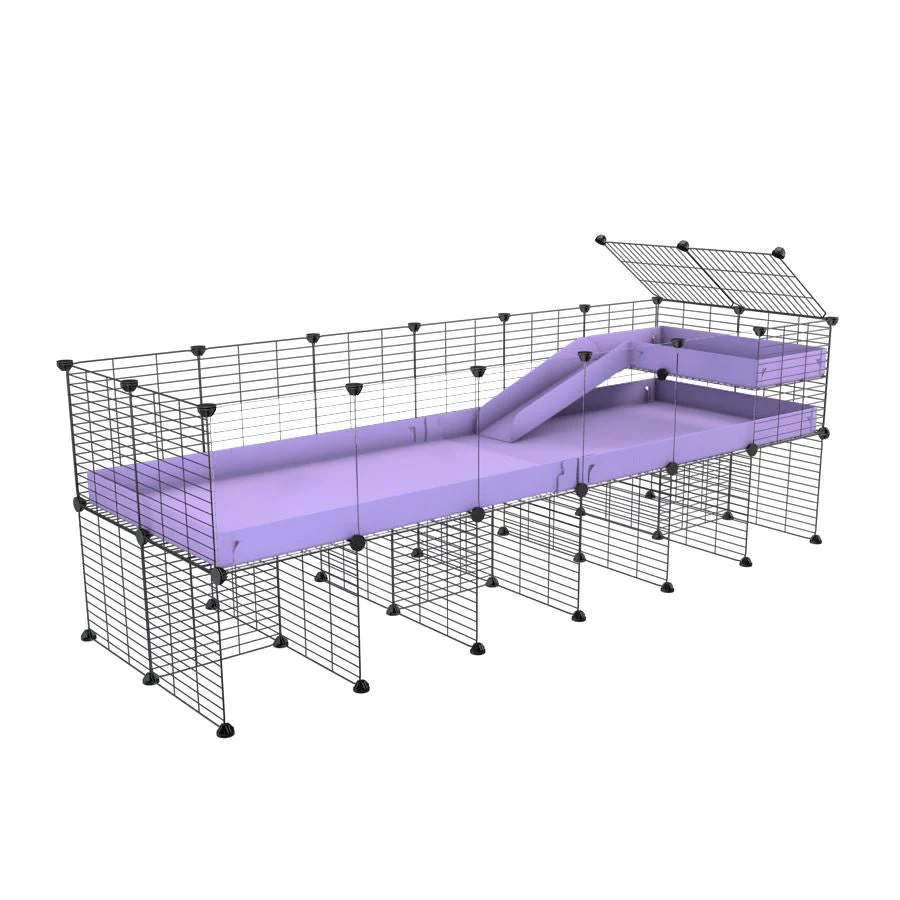 6x2 C&C Guinea Pig Cage with Loft & Stand - Image 4