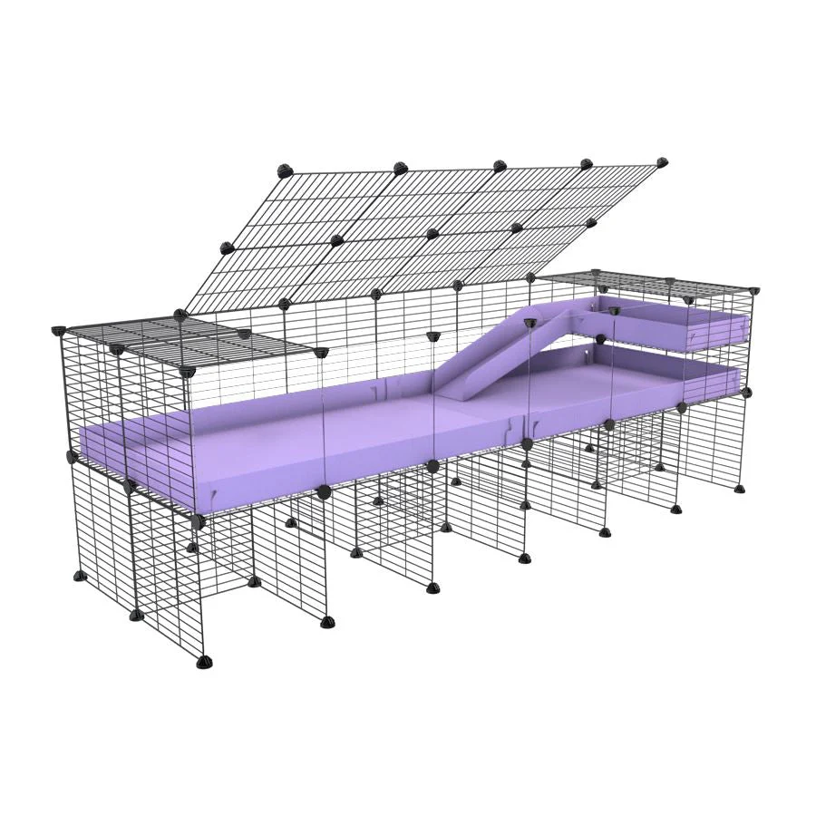 6x2 C&C Guinea Pig Cage with Loft & Stand - Image 5
