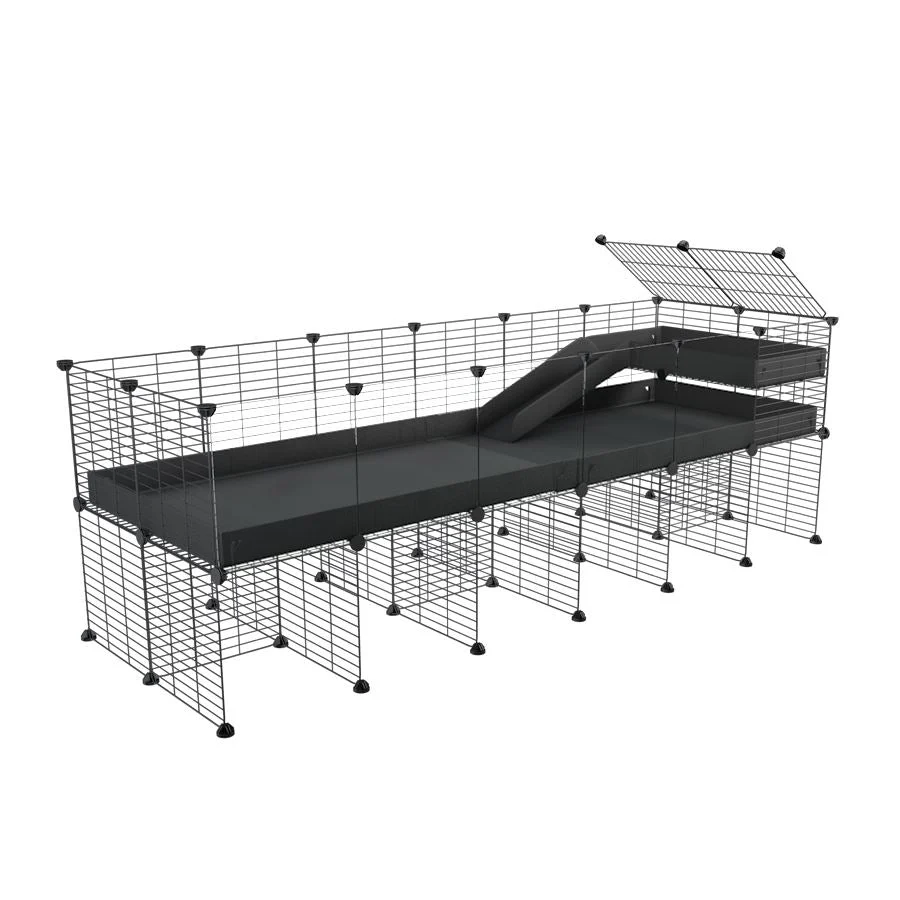 6x2 C&C Guinea Pig Cage with Loft & Stand - Image 6