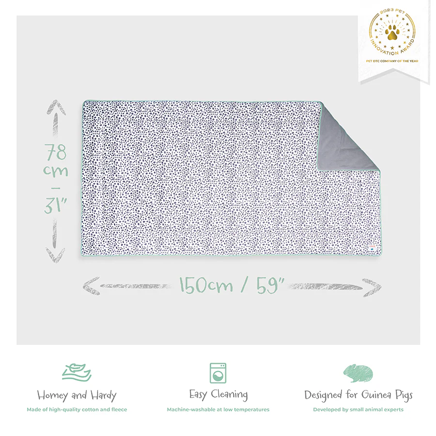 Plush Fleece Liner for Guinea Pigs | Dalmation Collection - Image 6