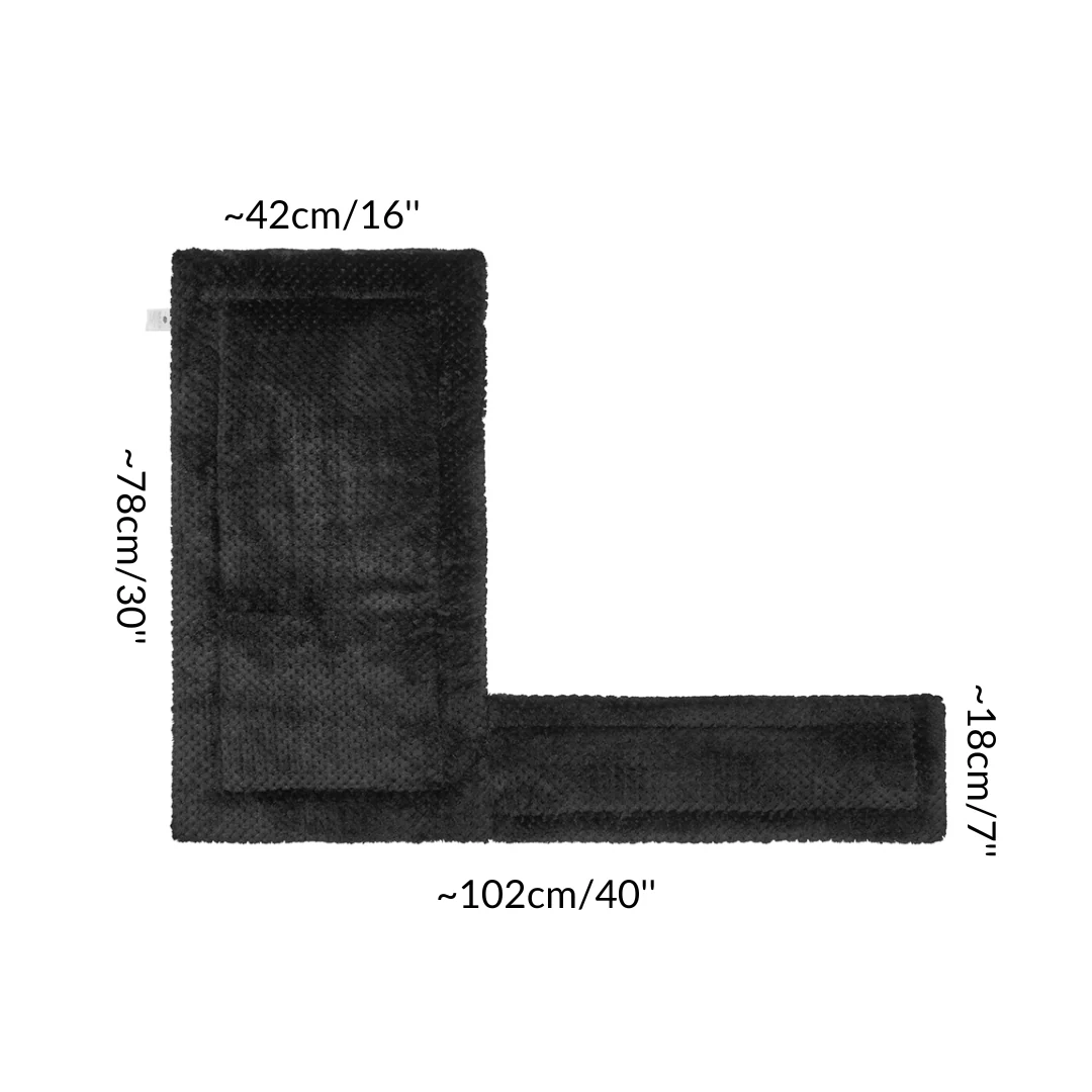 Extra Soft Fleece Liner for Guinea Pigs | Bold Black - Image 6