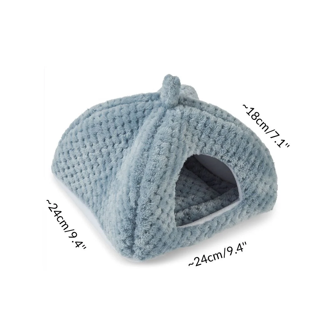 Extra Soft Fleece Hide for Guinea Pigs | Dusky Blue - Image 3