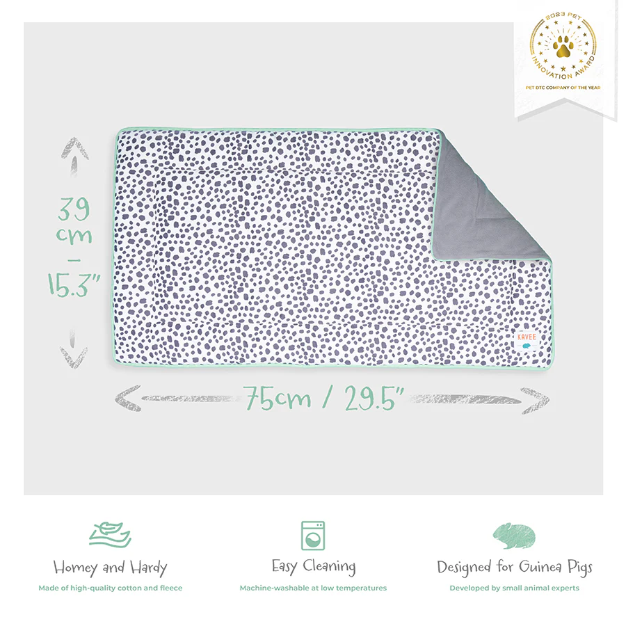 Plush Fleece Liner for Guinea Pigs | Dalmation Collection - Image 4