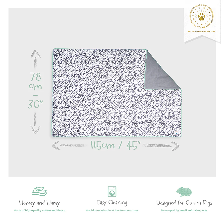 Plush Fleece Liner for Guinea Pigs | Dalmation Collection - Image 5