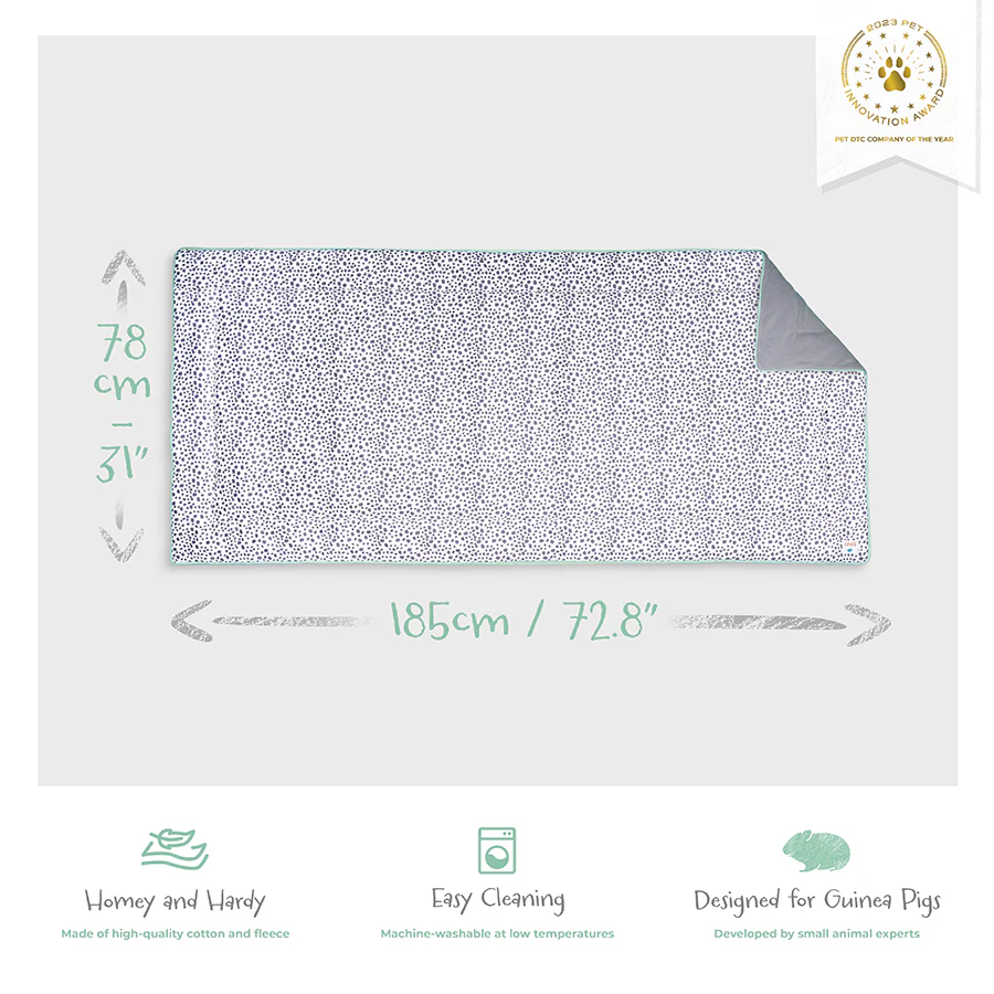 Plush Fleece Liner for Guinea Pigs | Dalmation Collection - Image 7