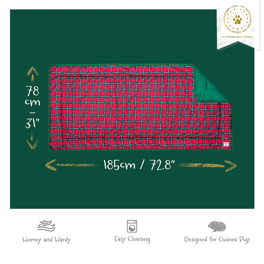 Guinea Pig Fleece Liner | Merry Pigmas Collection - Image 7