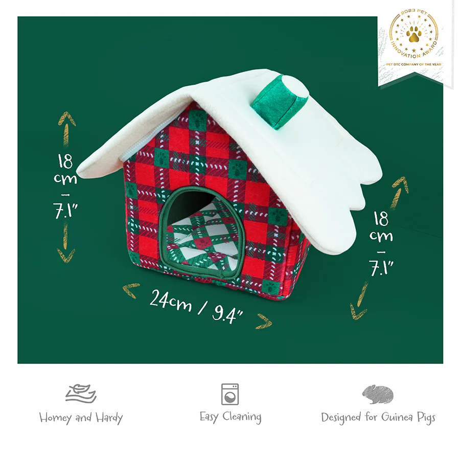 Guinea Pig Hide | Merry Pigmas Collection - Image 4