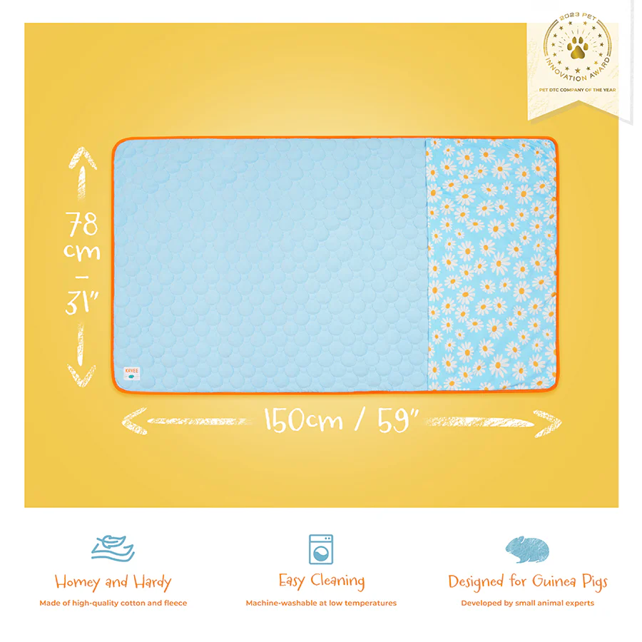 Plush Fleece Liner for Guinea Pigs | Daisy Collection - Image 4