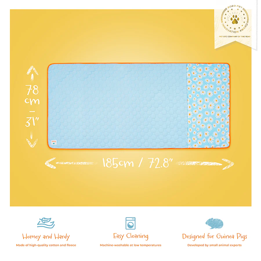 Plush Fleece Liner for Guinea Pigs | Daisy Collection - Image 5