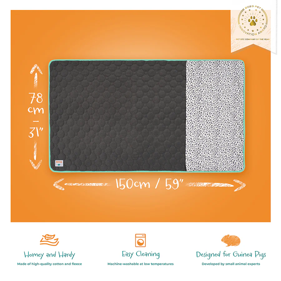 Plush Fleece Liner for Guinea Pigs | Dalmatian Collection - Image 4