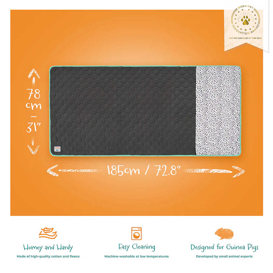 Plush Fleece Liner for Guinea Pigs | Dalmatian Collection - Image 5