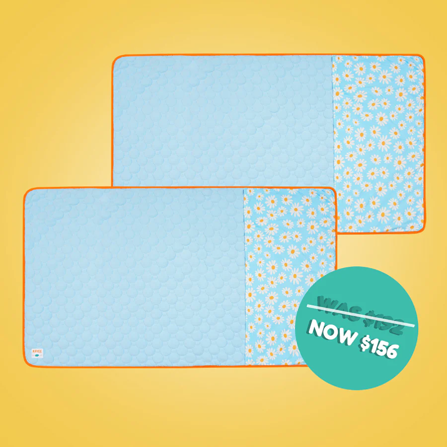 Set of 2 Pocket Fleece Liners for Guinea Pigs | Daisy Collection - Image 5