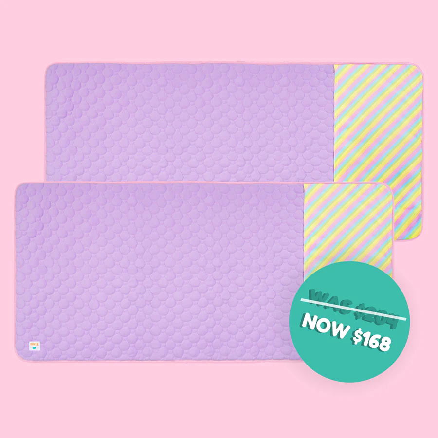 Set of 2 Pocket Fleece Liners for Guinea Pigs | Rainbow Collection - Image 6