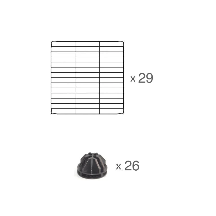 Black C&C Guinea Pig Cage Stand - Image 9